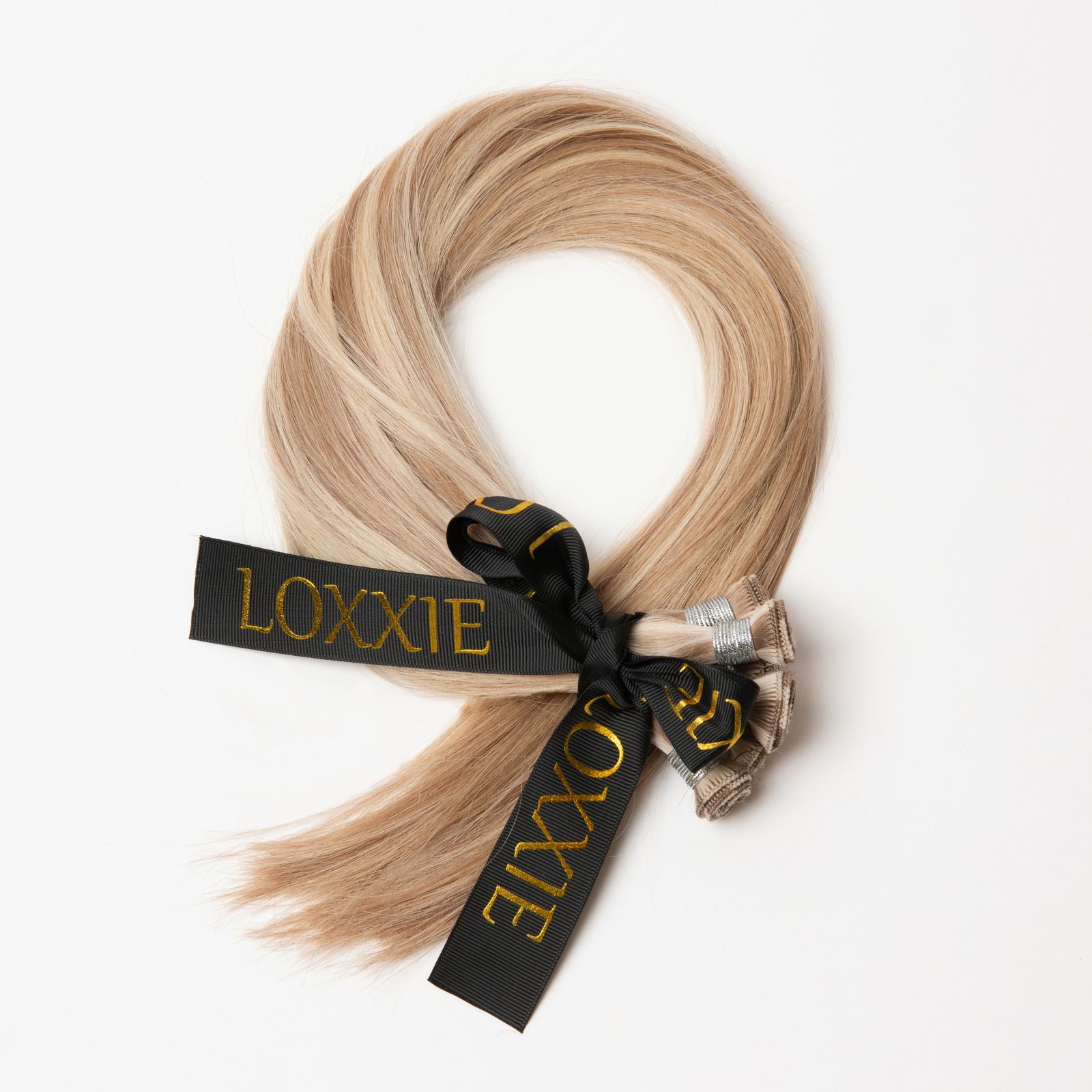 Loxxie Crème Brûlée (Disc.) hand-tied weft extension