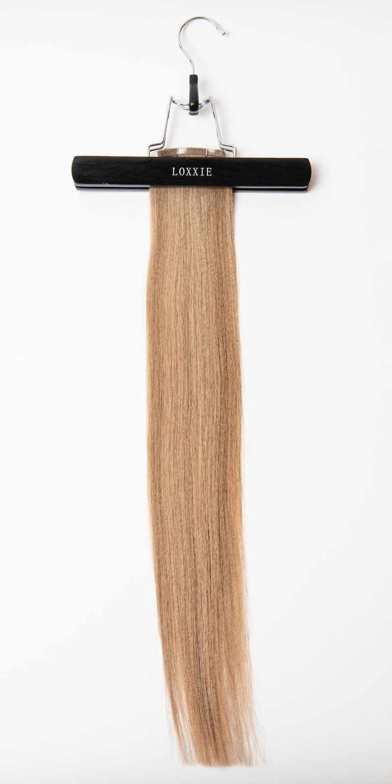 Loxxie Cinnamon Sugar flat bonded weft extension