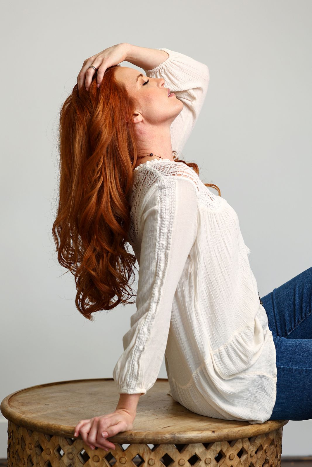 Vibrant redhead