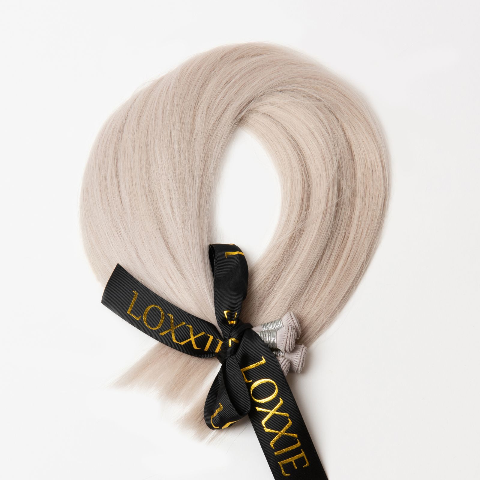 Loxxie Shaved Ice hair extension swatch