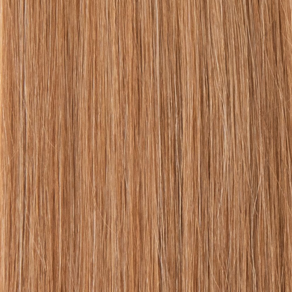 Loxxie Clip-In Whipped Cocoa hair extension swatch