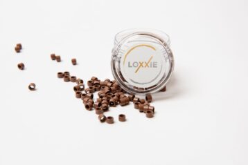 Loxxie Micro Beads with Screw 4.5mm- Light Brown 250ct