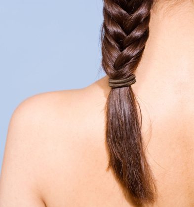 Image of hair in a braid